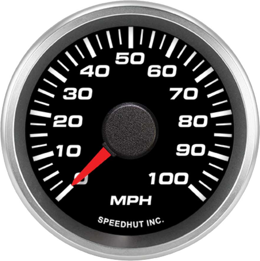 Revolution Speedometer Gauge - 67mm 100MPH