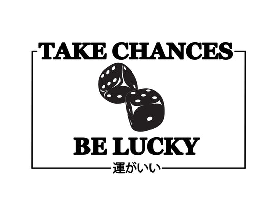 Take Chances Rear XL Window Sticker