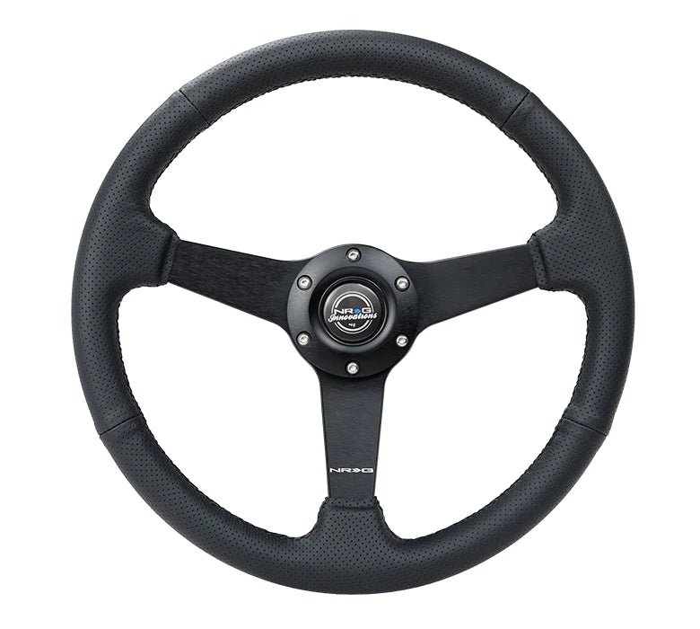 350mm Flat Steering Wheel Leather