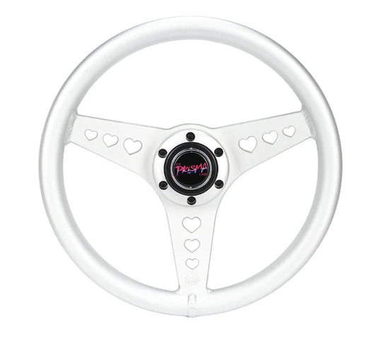 Aluminium Steering Wheel - Heart Cut Out