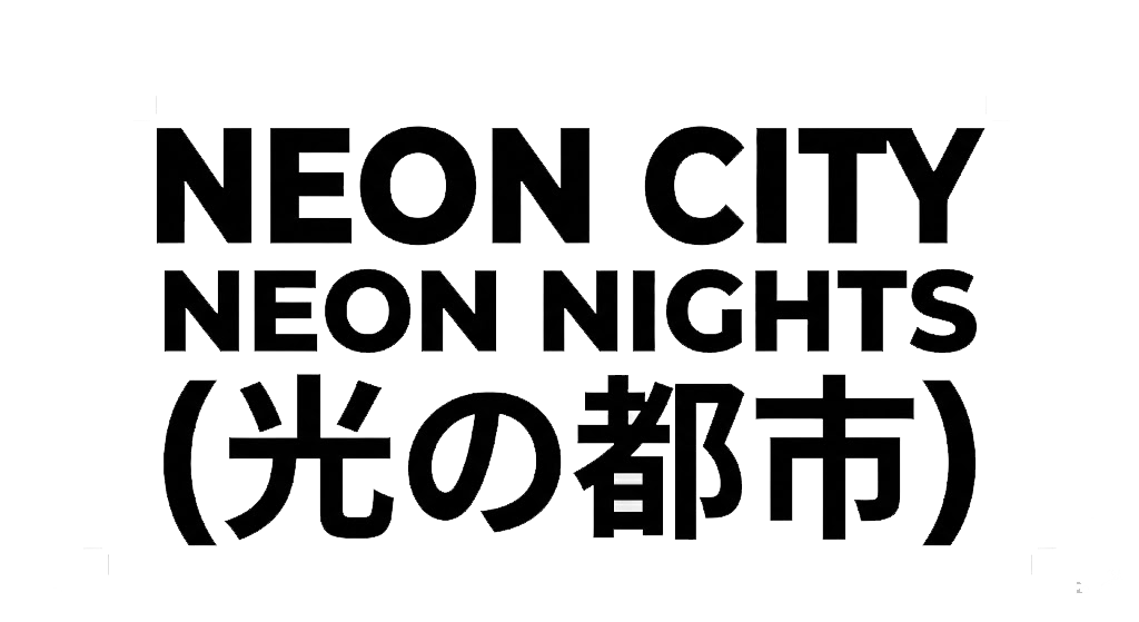 Neon City XL Sticker