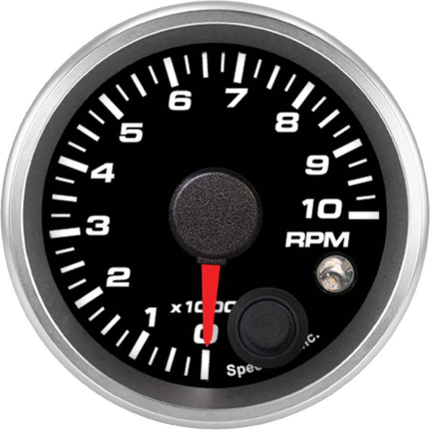 Revolution Tachometer Gauge - 52mm 10000 RPM