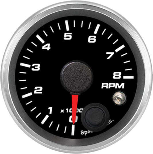 Revolution Tachometer Gauge - 52 mm 8000 RPM