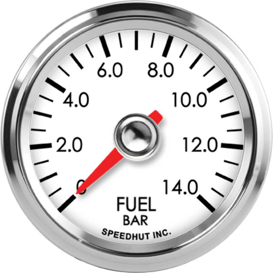 Revolution Pressure Gauge - 52mm Fuel (0-14 Bar)