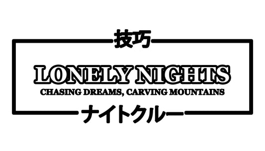Lonely Nights Rear XL Window Sticker