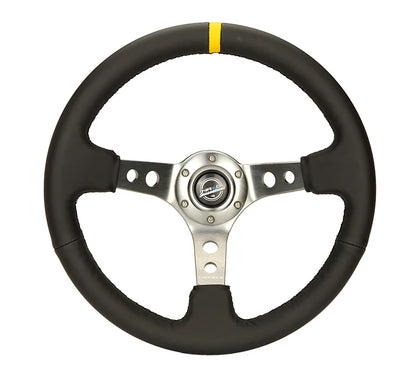 350mm Steering Wheel Leather - Holes