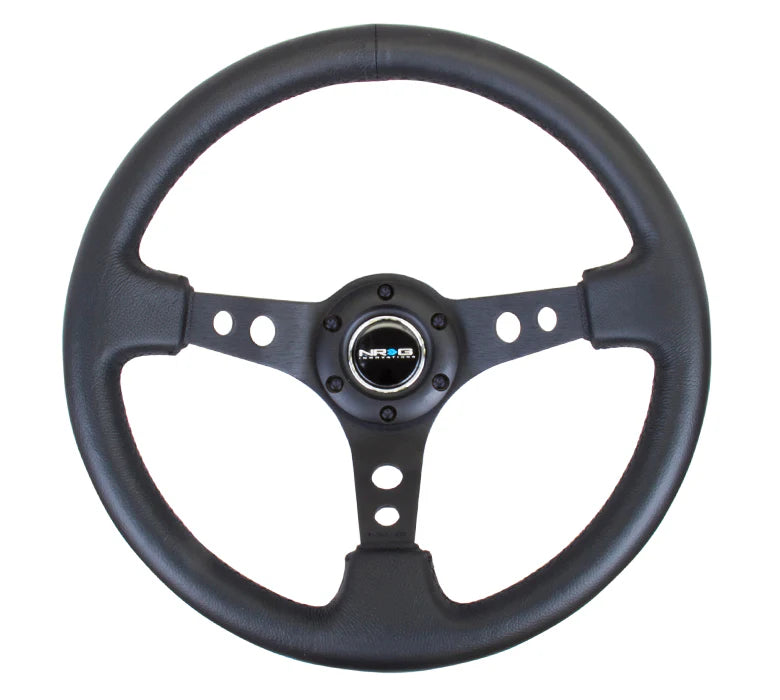 350mm Steering Wheel Leather - Holes