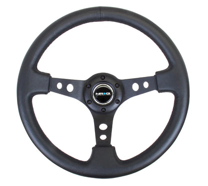 350mm Steering Wheel Leather - Holes