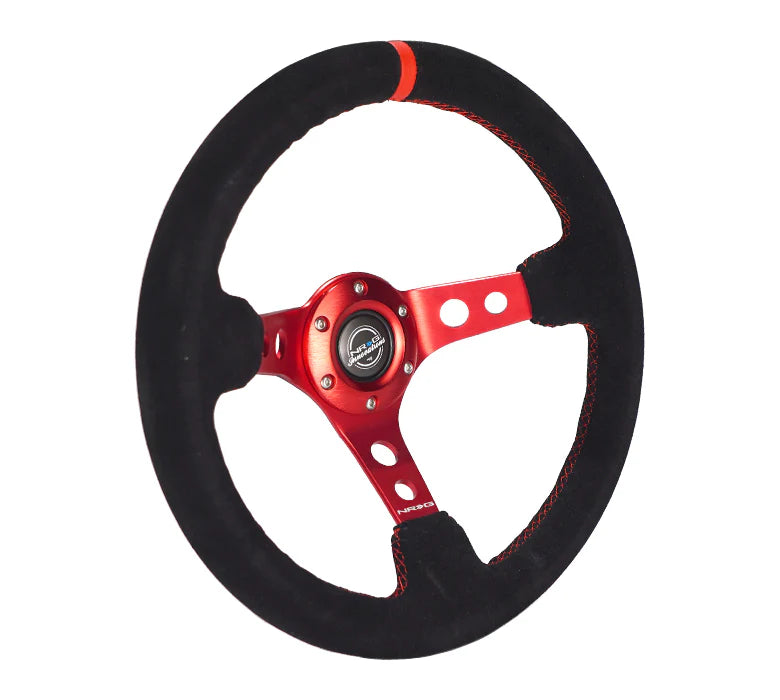 350mm Deep Dish with Holes - Suede