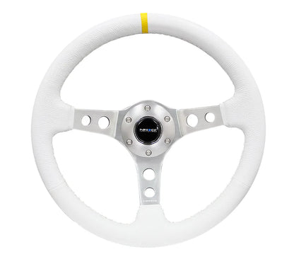 350mm Steering Wheel Leather - Holes