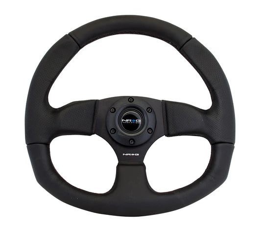 Flat Bottom Steering Wheel - Leather