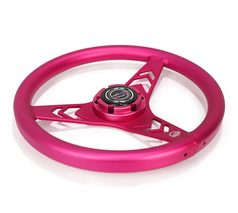 Aluminium Steering Wheel - Arrow Cut Out
