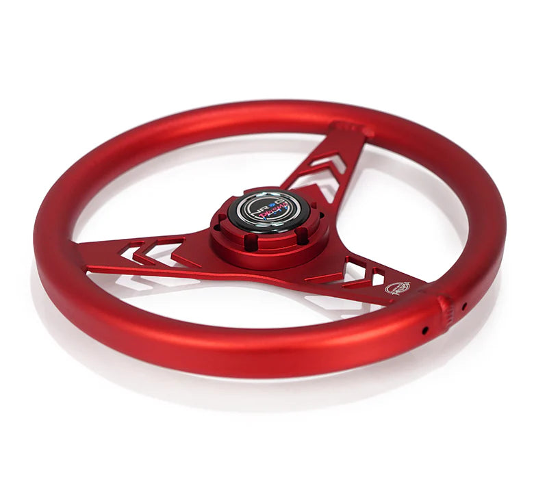 Aluminium Steering Wheel - Arrow Cut Out