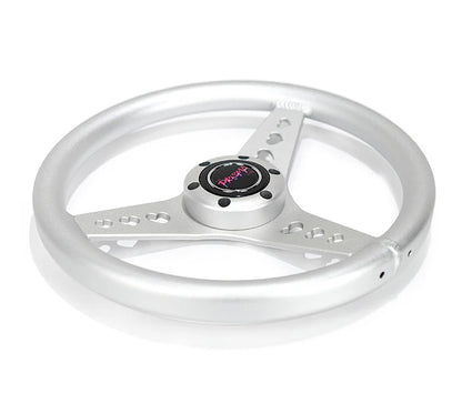 Aluminium Steering Wheel - Heart Cut Out
