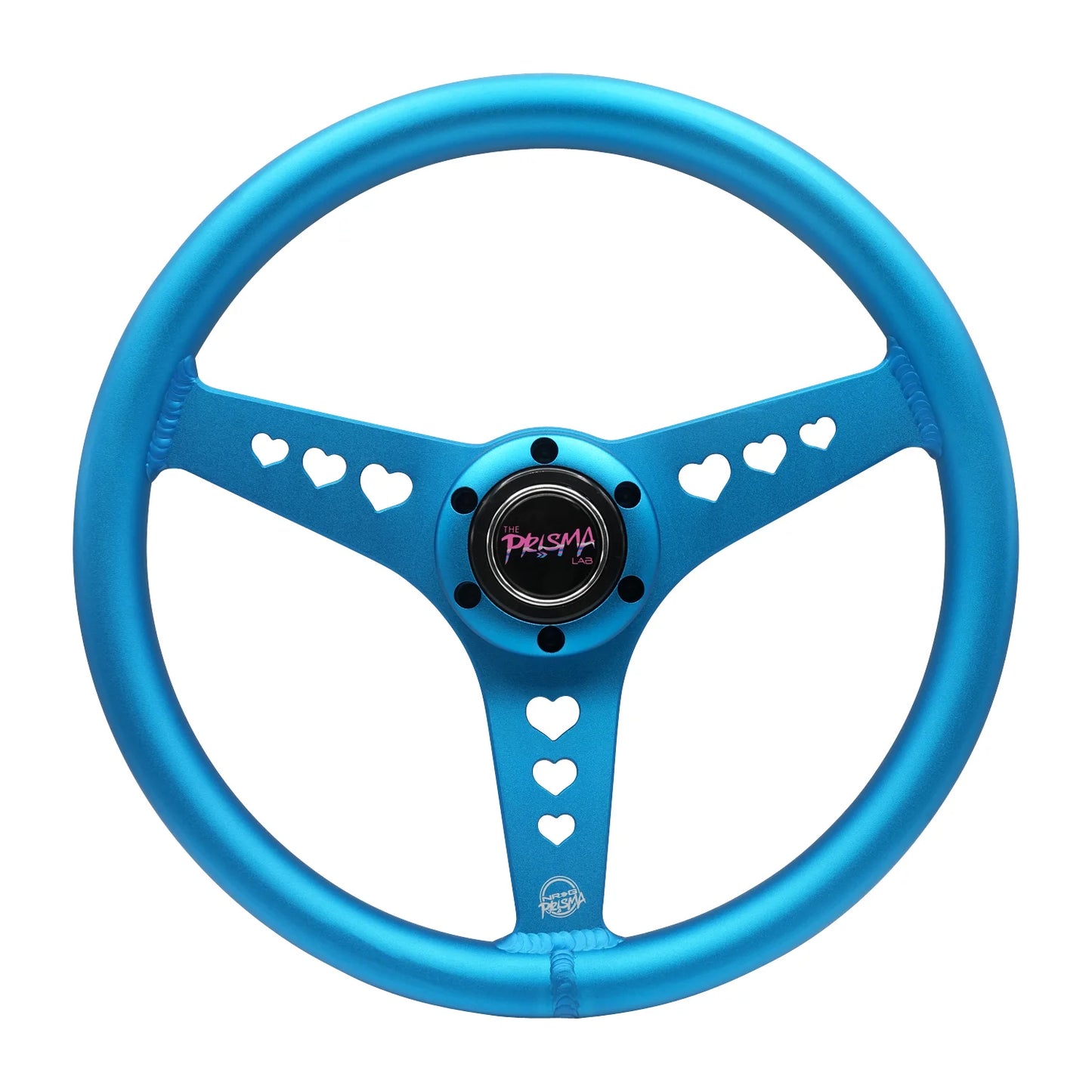 Aluminium Steering Wheel - Heart Cut Out - Large