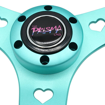 Aluminium Steering Wheel - Heart Cut Out - Large