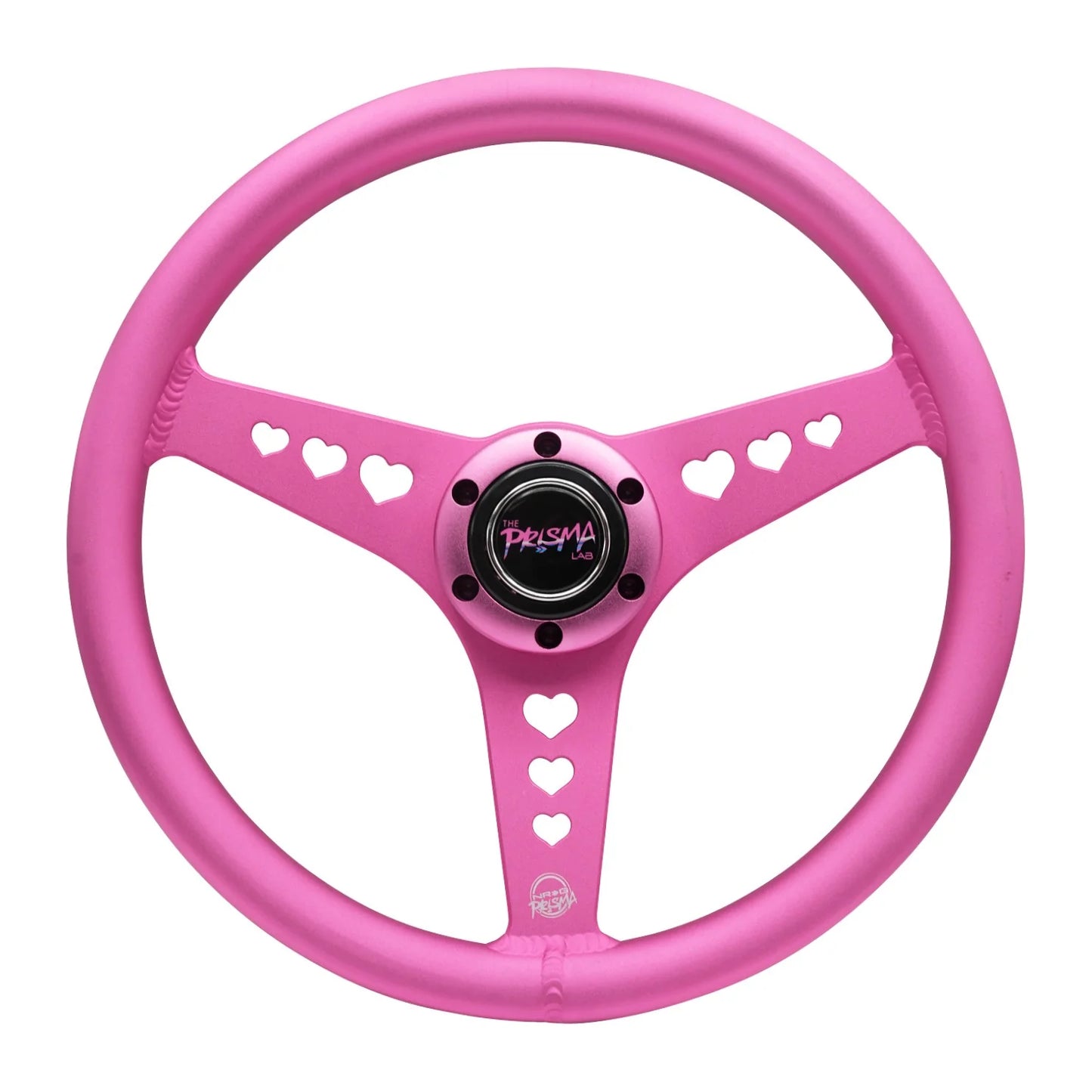 Aluminium Steering Wheel - Heart Cut Out - Large