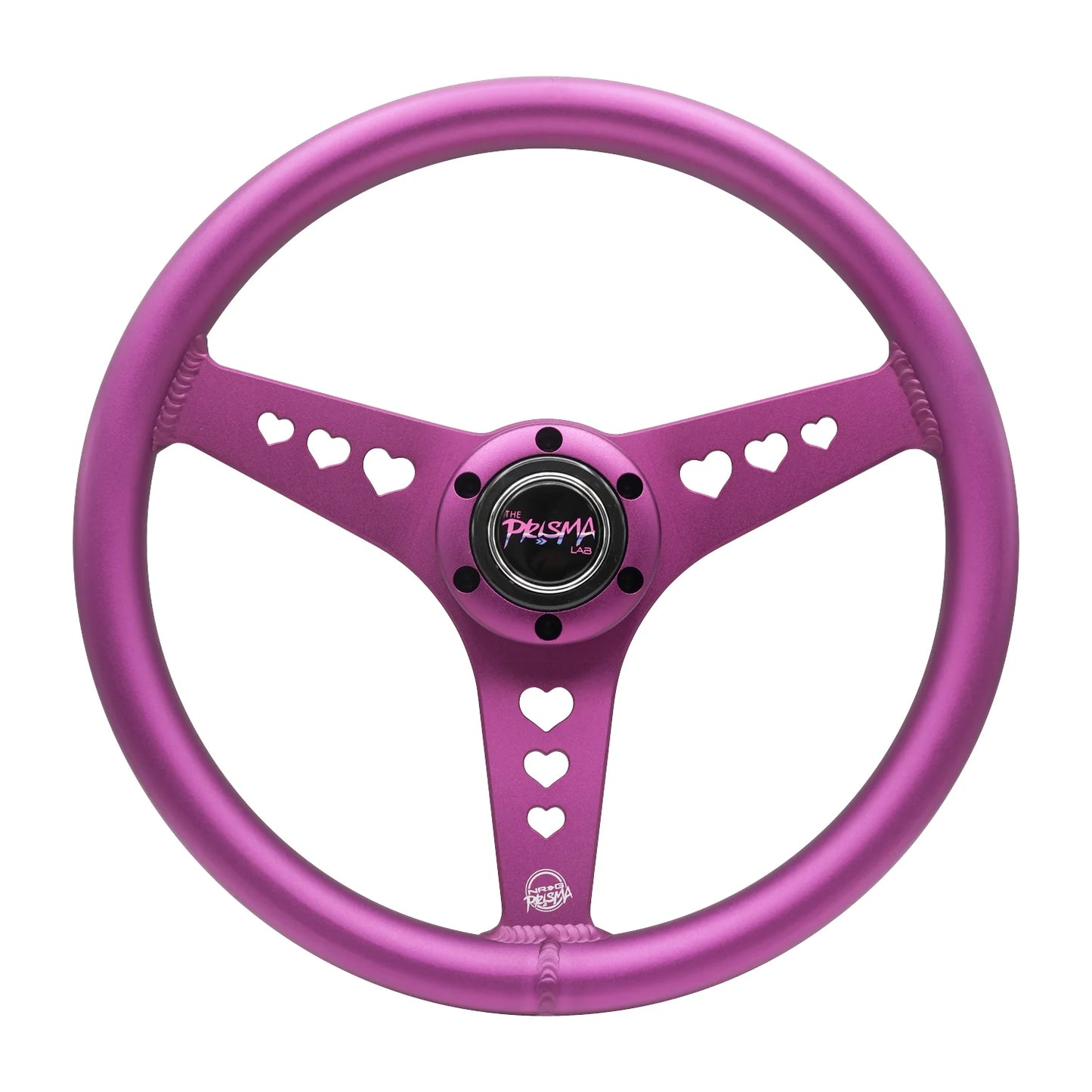 Aluminium Steering Wheel - Heart Cut Out - Large