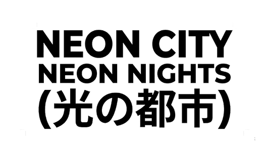Neon City XL Sticker