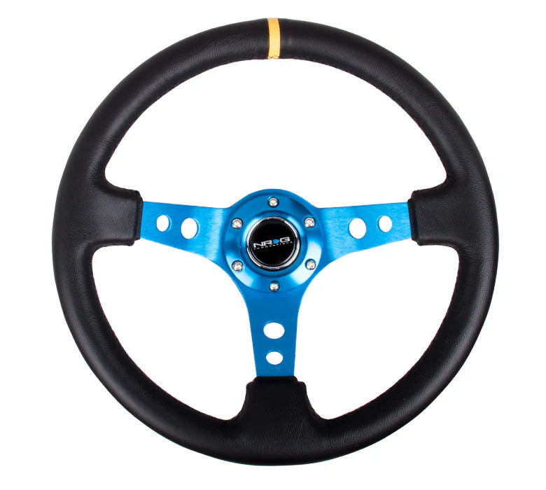 350mm Steering Wheel Leather - Holes