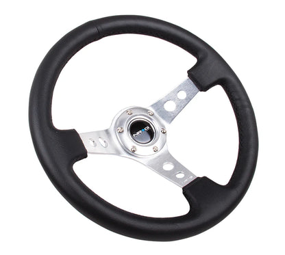 350mm Steering Wheel Leather - Holes