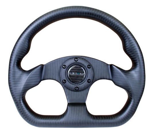 Carbon Fibre Flat Bottom Steering Wheel