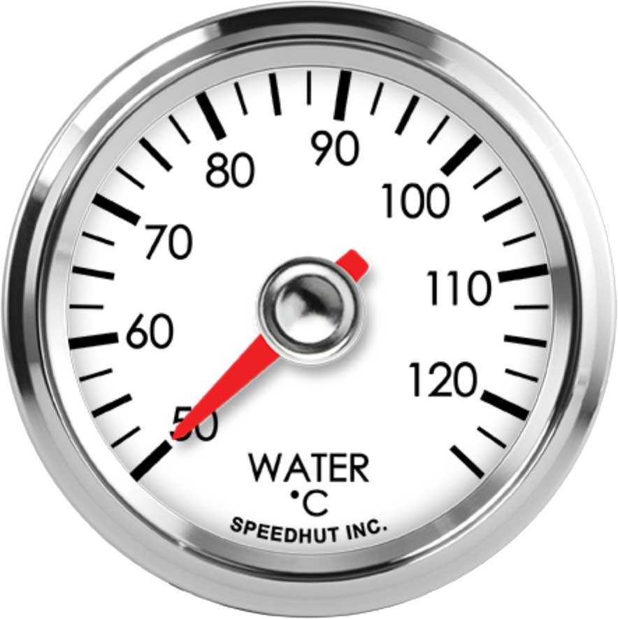 Revolution Temperature Gauge - 52mm Water