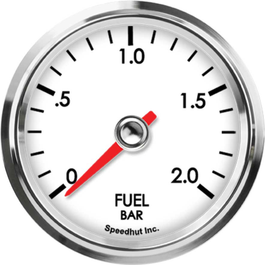 Classic Pressure Gauge - 67mm Fuel (0-2)