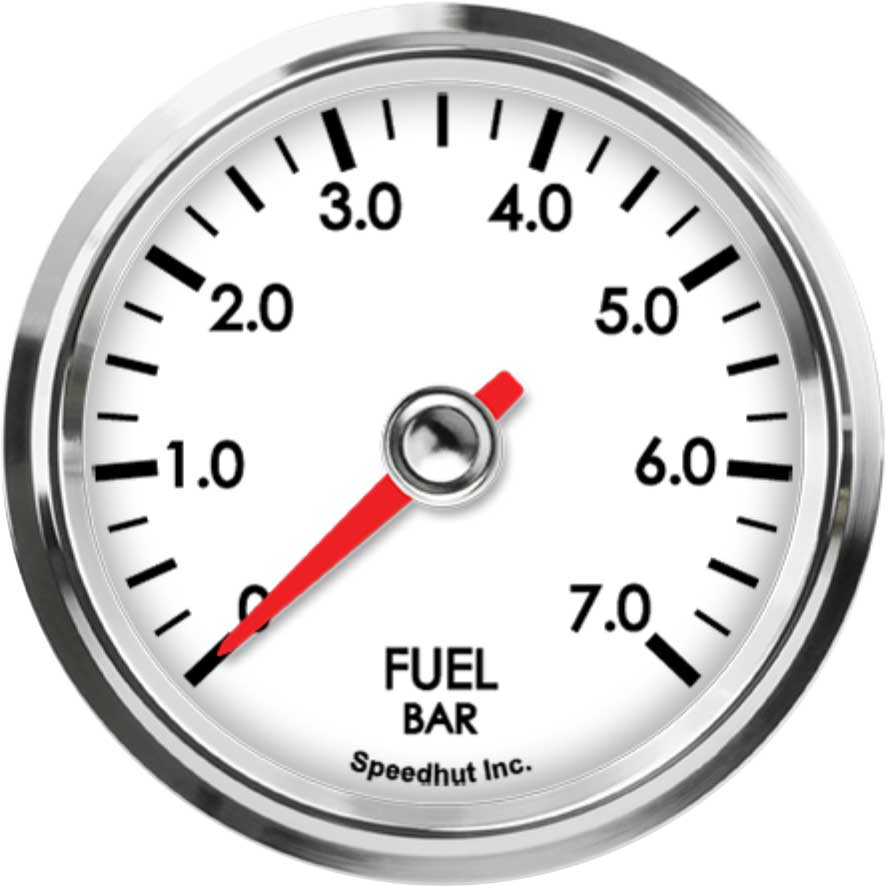 Classic Pressure Gauge - 52mm Fuel (0-7)