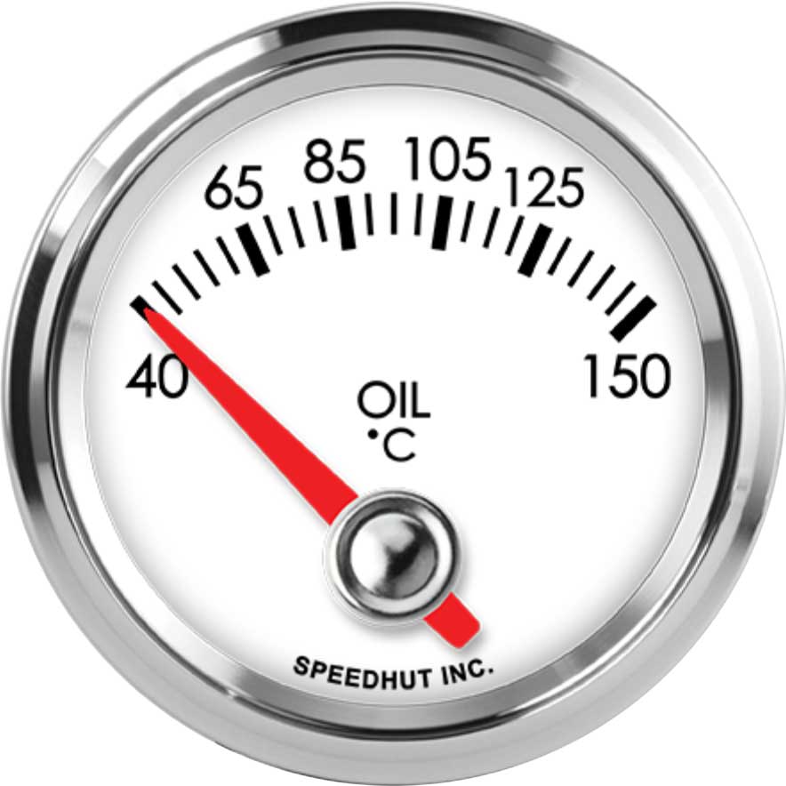 Classic Temperature Gauge - 52mm Oil V2