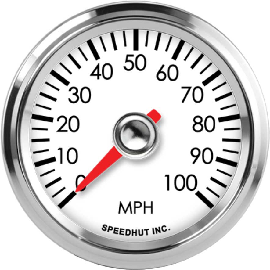 Classic Speedometer - 100mm 100mph